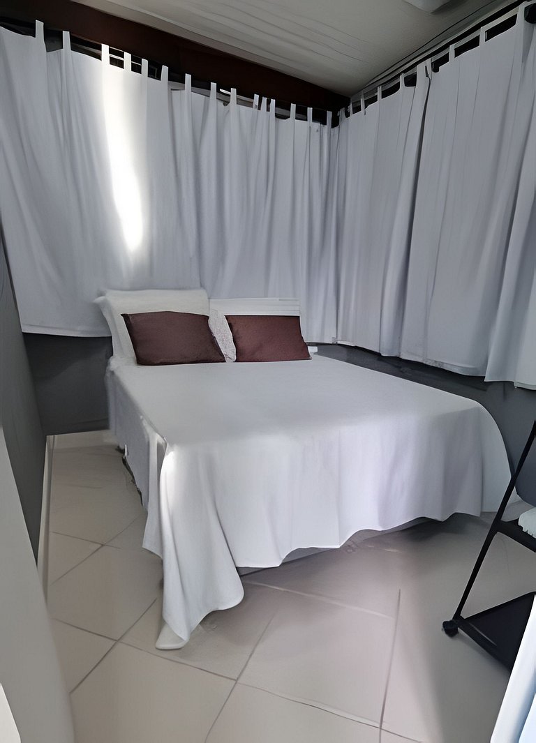 Duplex Copacabana com área aberta - 1 a 8 pessoas