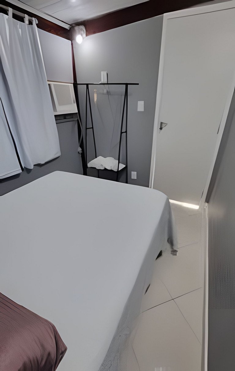 Duplex Copacabana com área aberta - 1 a 8 pessoas