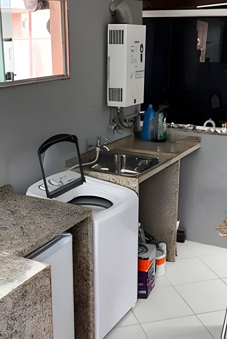 Duplex Copacabana com área aberta - 1 a 8 pessoas